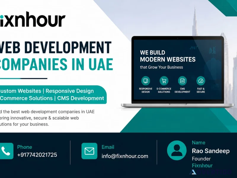 Web development companies in uae custom website development se