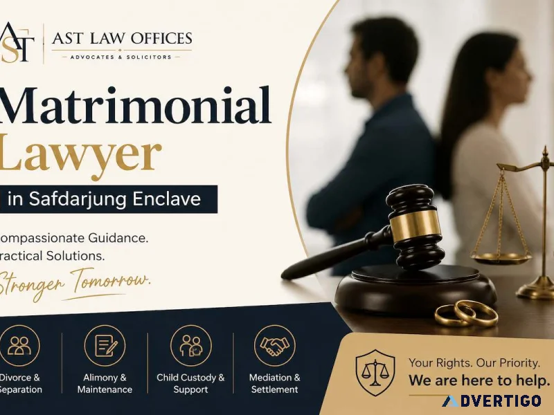Experienced family and matrimonial lawyer in safdarjung enclave
