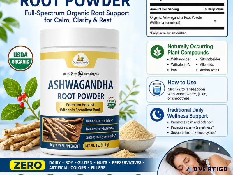 Ashwagandha root powder