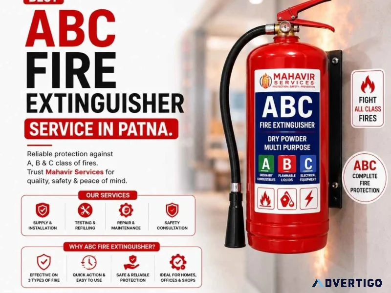 Fire extinguisher dealer in patna9430030070mahavir services