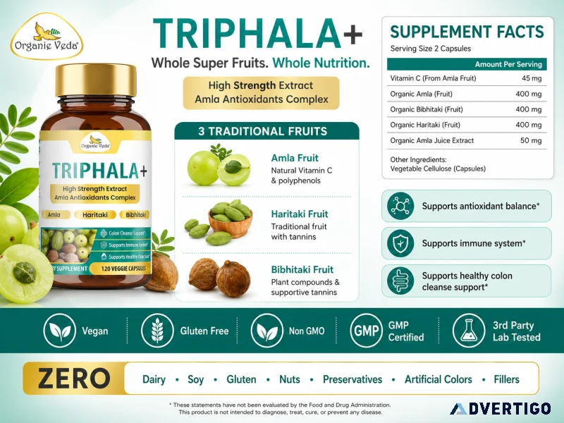 Triphala capsules