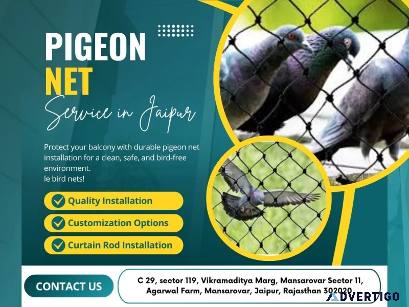 Pigeon net service in jaipur homesafe