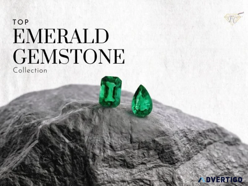 Top emerald gemstone collection shop at fine colour gems