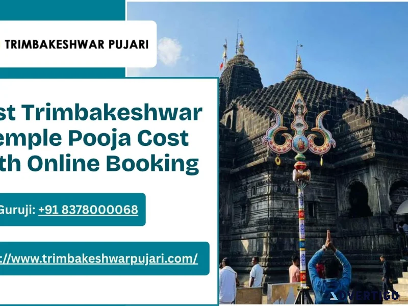 Best trimbakeshwar temple pooja cost with online booking