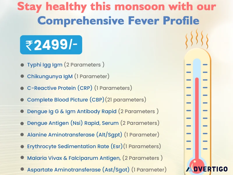 Comprehensive fever profile in hyderabad