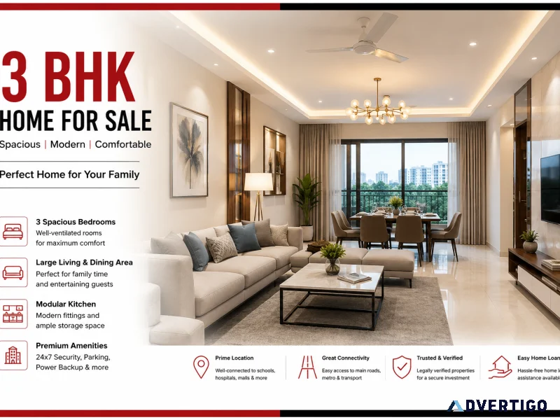 Buy 3 bhk home for sale at best prices rawat estates