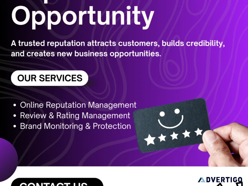 Reputation creates opportunity