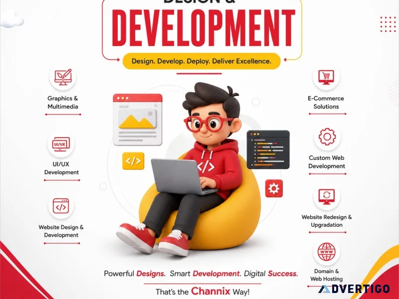 Website design development services in india custom respons