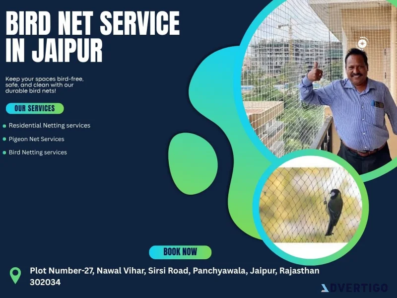 Bird net service in jaipur safe homes