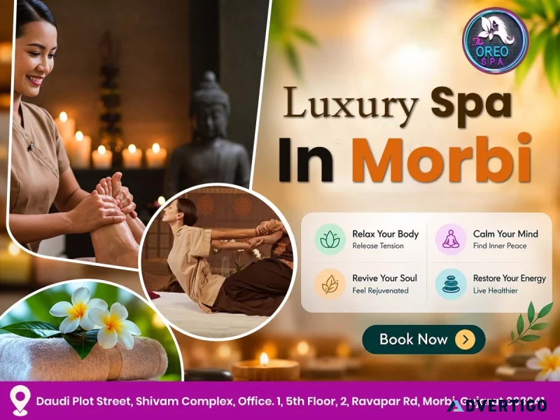 Luxury spa in morbi with premium service