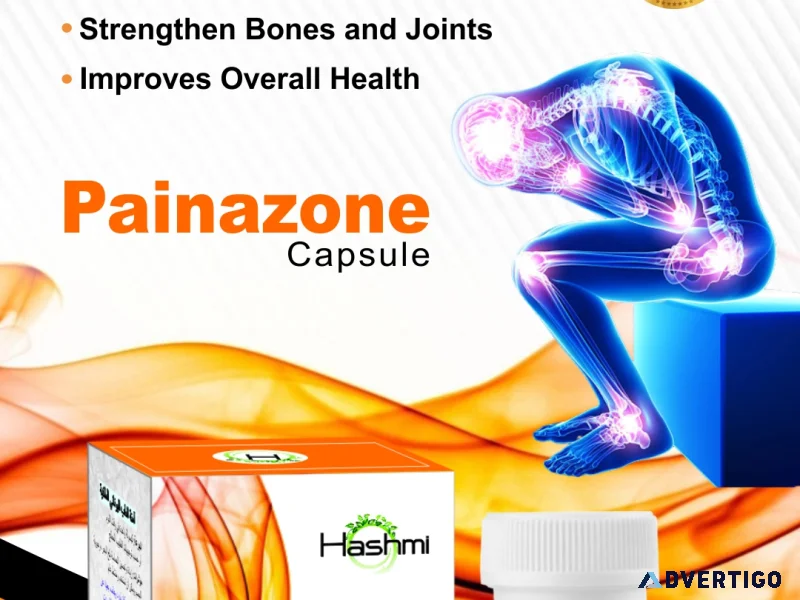 Hashmi painazone capsules natural herbal formula for joint healt