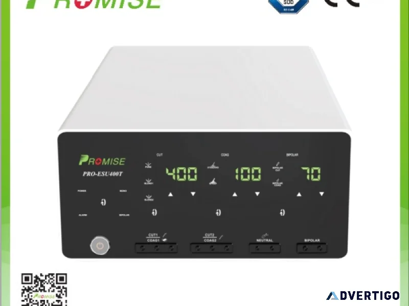 Promise proesu400t highpower 400w electrosurgical generator