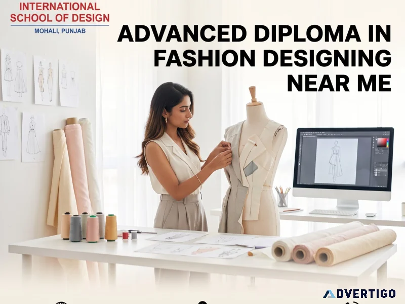 Learn professional fashion design with an advanced diploma near