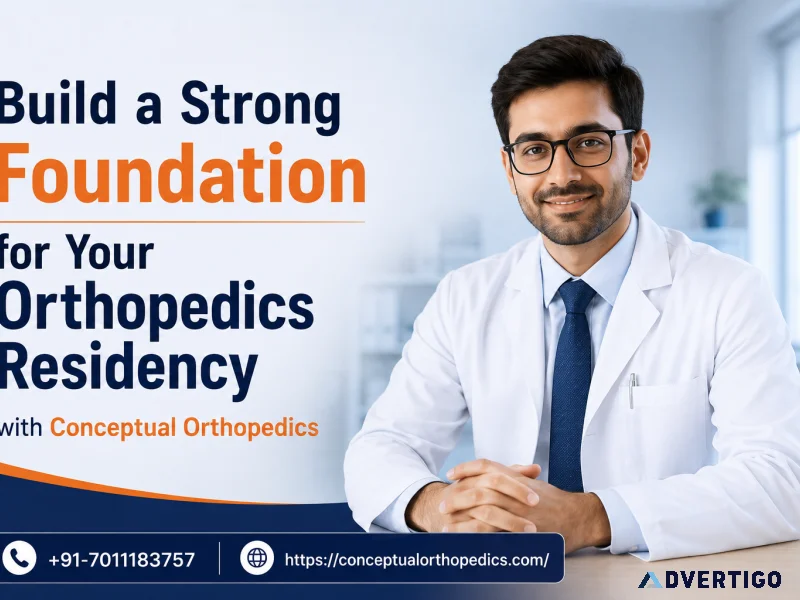 Build a strong foundation for your orthopedics residency