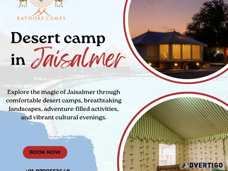 Affordable desert camp in jaisalmer for every traveler