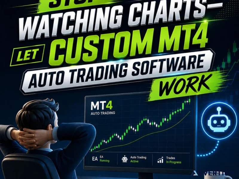 Stop watching charts let custom mt4 auto trading software work