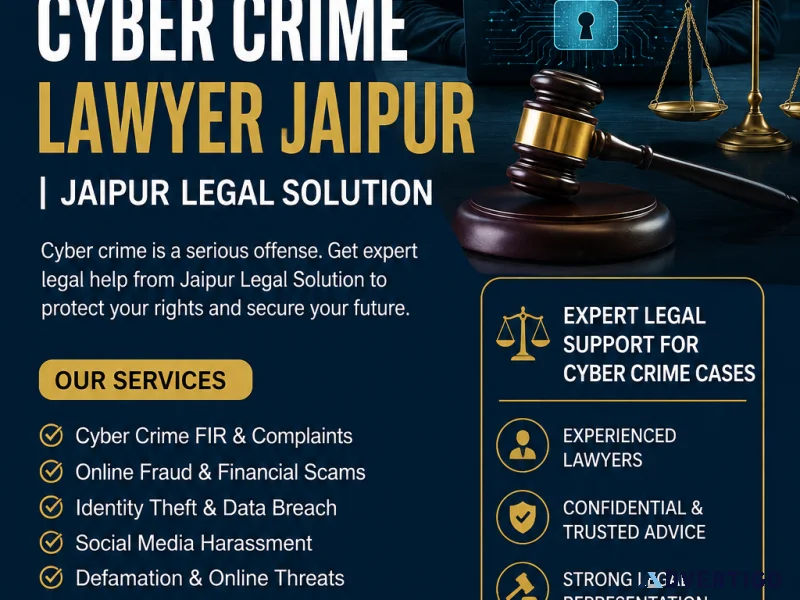 Cyber crime lawyer jaipur jaipur legal solution