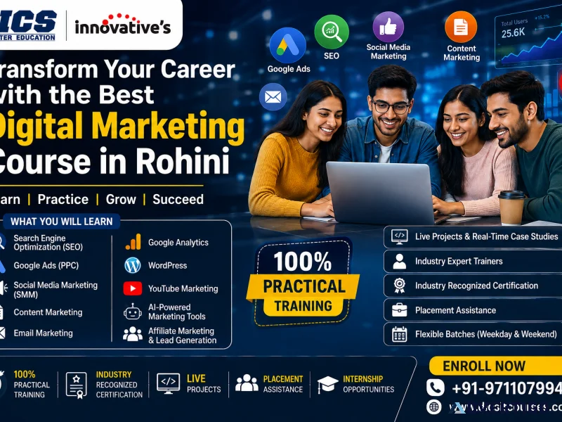 Transform your career with the best digital marketing course in