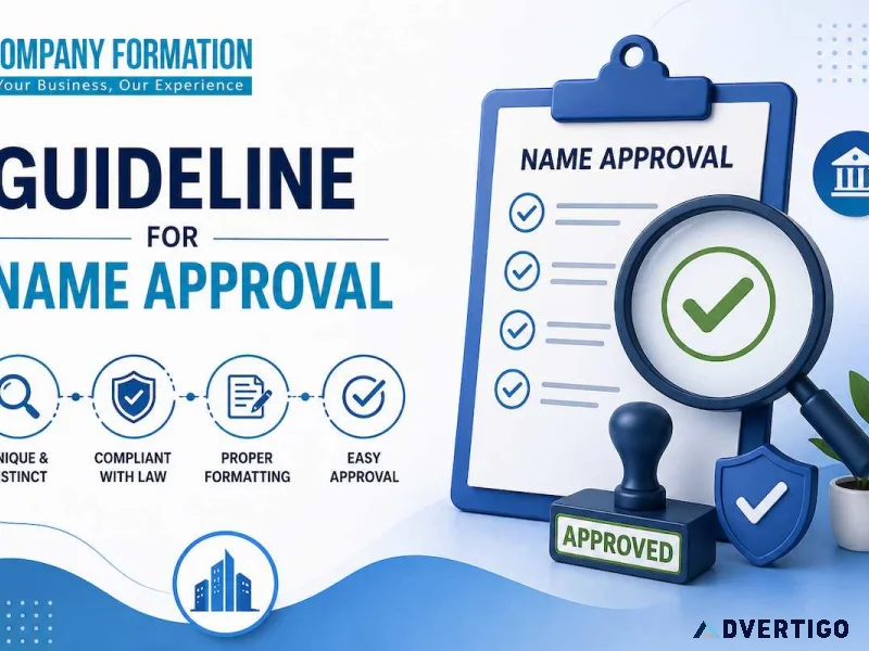 Company name approval rules for starting a business in india