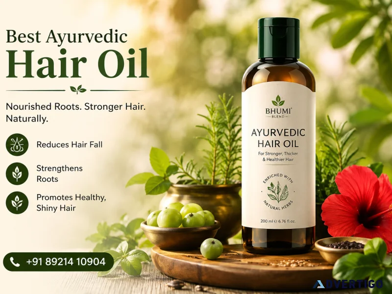 Best ayurvedic hair oil for strong healthy hair