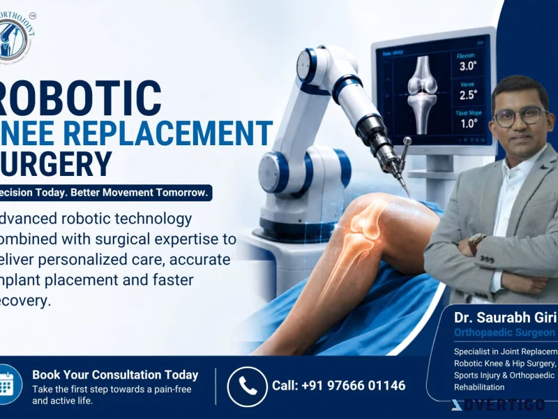 Robotic knee replacement surgery in pune helios ortho joint