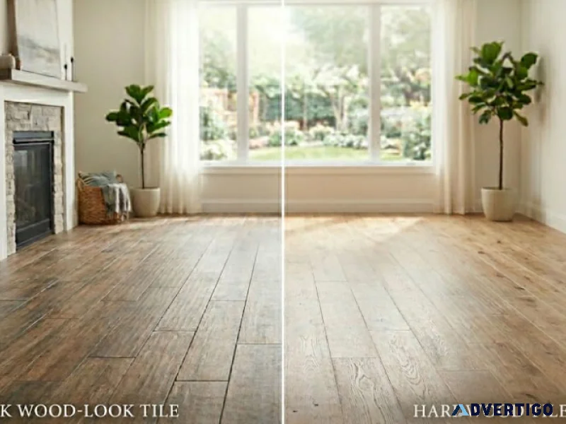 Wooden effect floor tiles for beautiful low maintenance homes