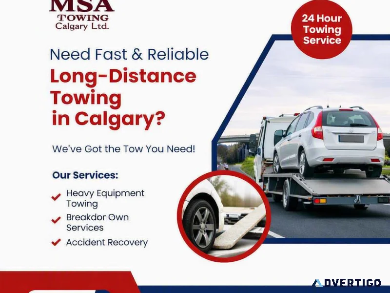 Need long distance towing in calgary safe reliable service aw