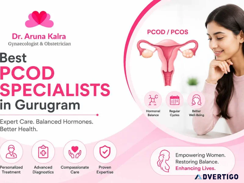 Pcod specialist in gurugram for hormonal and menstrual problems