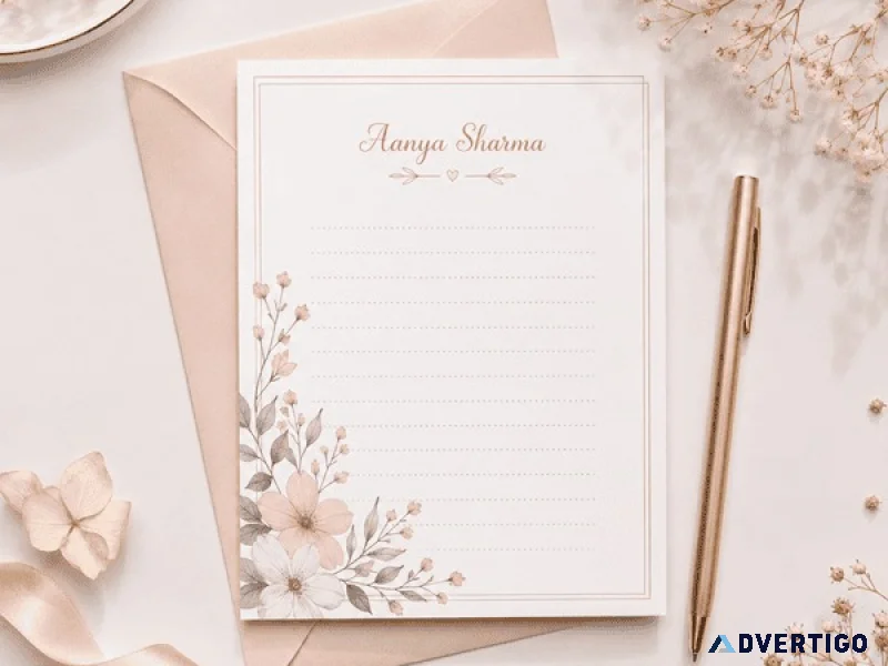 Business note cards with logo custom printing