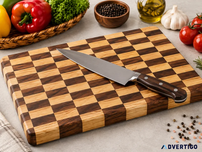 Wood chop board durable wooden cutting chopping board