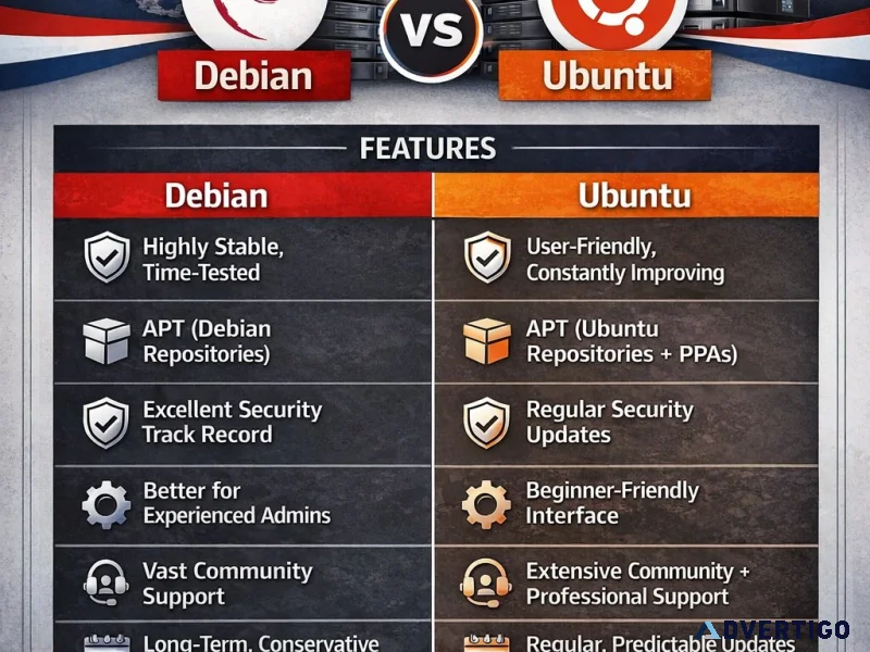 Debian vs ubuntu the complete rundown of linux server os