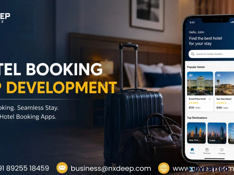 Premium hotel booking app development for growing businesses