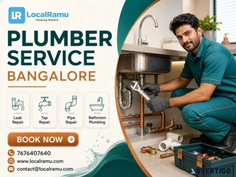 Get fix your plumbing issues with localramu in bangalore