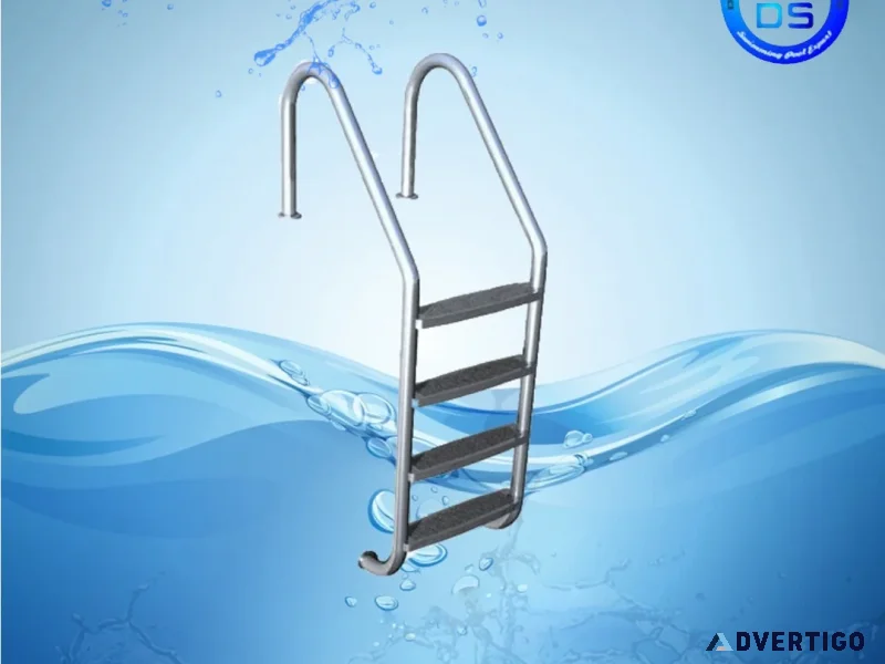 Premium swimming pool ladders for safe easy pool access