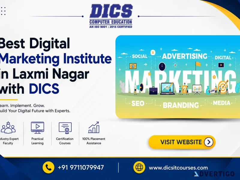 Best digital marketing institute in laxmi nagar with dics
