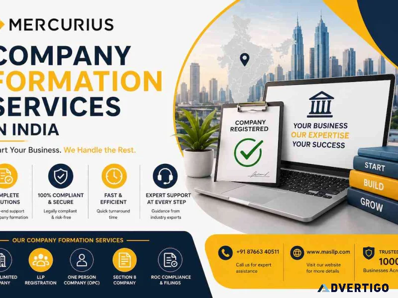 Company formation services in india for domestic and internation