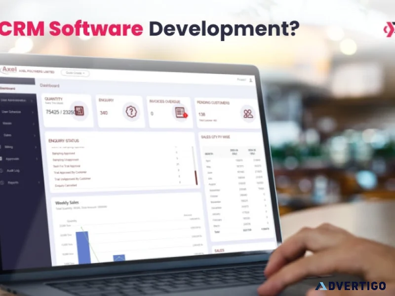 Crm development solutions for sales and customer management