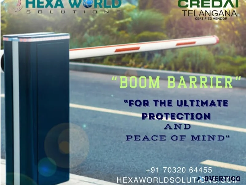 Boom barrier solutions automatic gates hexa world solutions