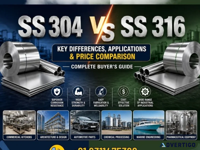 Ss 304 vs 316 stainless steel which grade is better
