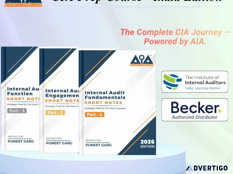 Certified internal auditor course cia certification course