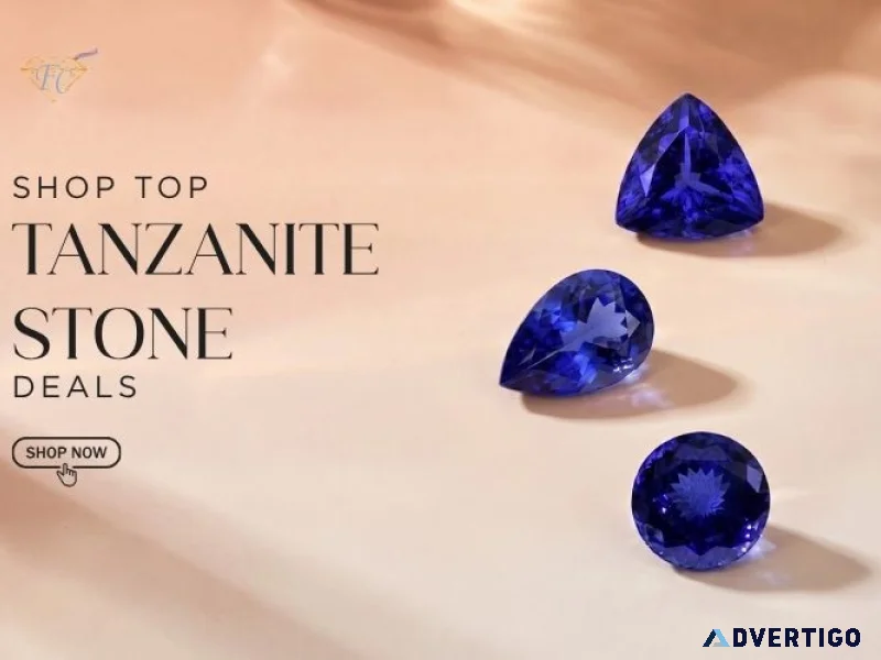 Shop top tanzanite stone deals at fine colour gems