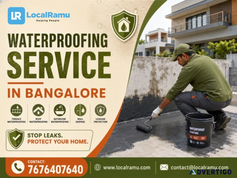 Advanced waterproofing service in bangalore with localramu