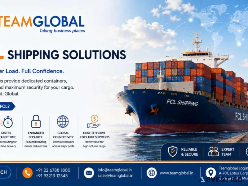 Fcl freight forwarding in baroda teamglobal