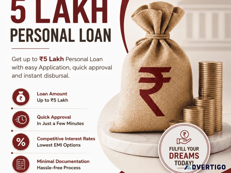 5 lakh personal loan