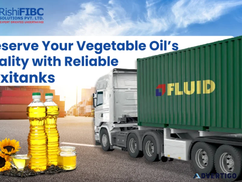 Vegetable oil transport foodgrade flexitank packaging
