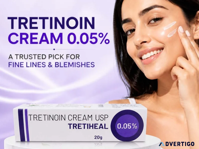 Tretinoin cream 005 a trusted pick for fine lines blemishe