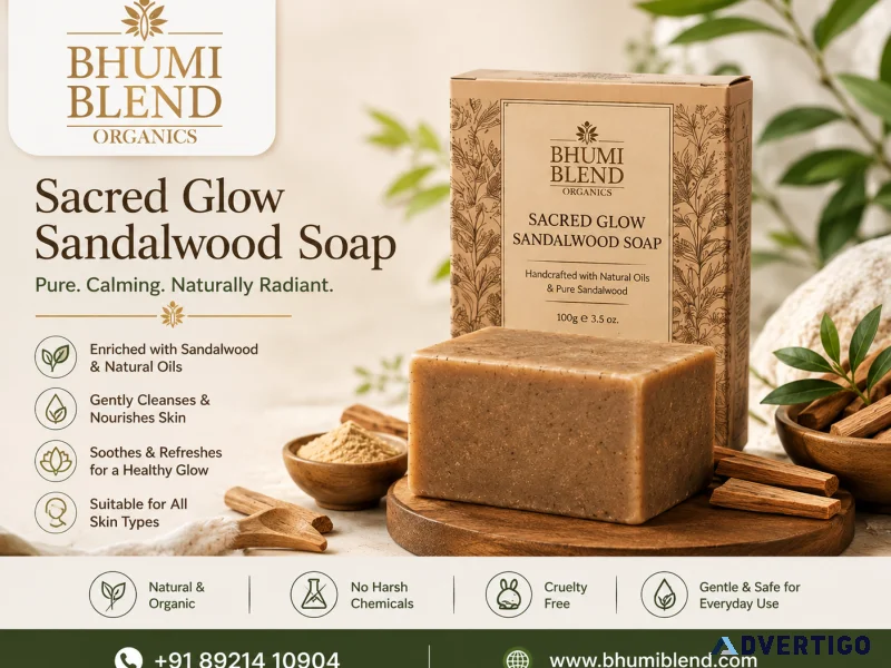 Sacred glow sandalwood soap