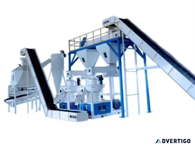 Pellet production plants for biomass and ore processing