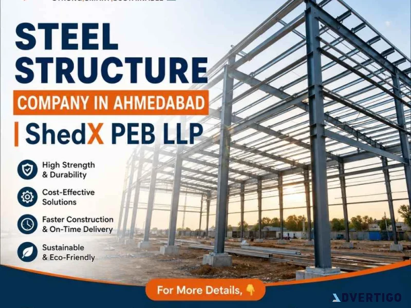 Steel structure company in ahmedabad shedx peb llp