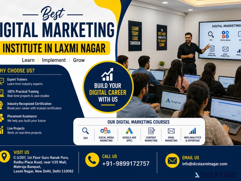 Best digital marketing institute in laxmi nagar dics